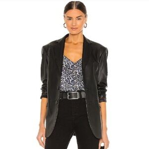 Equipment Blue and White Leopard Print Camisole